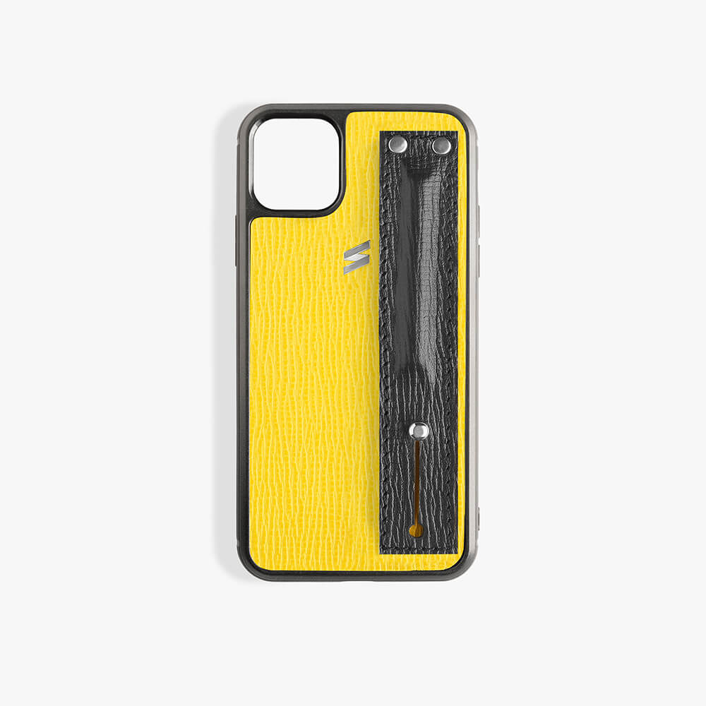 iPhone 11 Pro Max Case Strap Yellow  SURITT High-End Leather Cases – Suritt