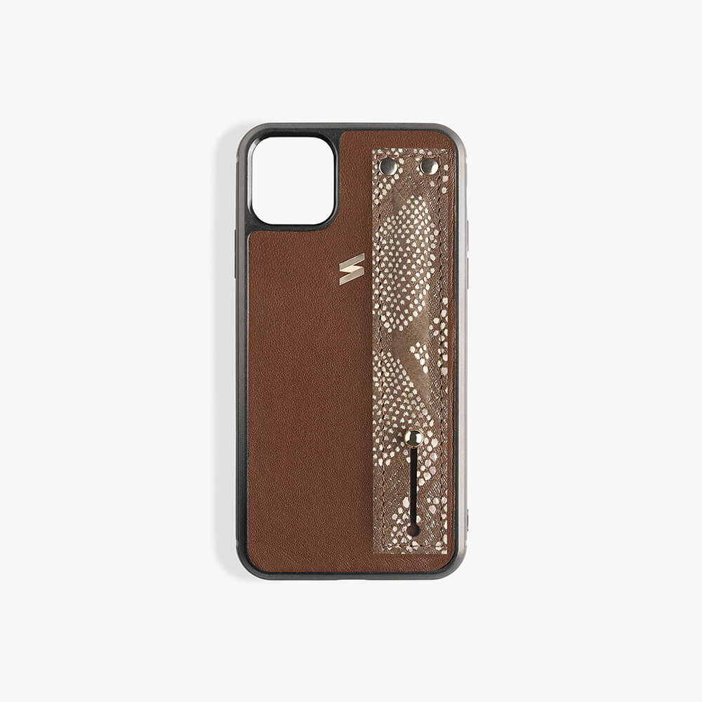 iPhone 11 Case Shelma Brown SURITT High-End Leather Cases