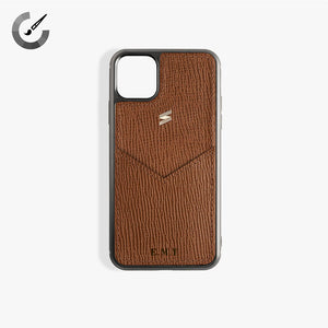 iPhone 11 Pro Max Hoesje Corteccia Card Brown