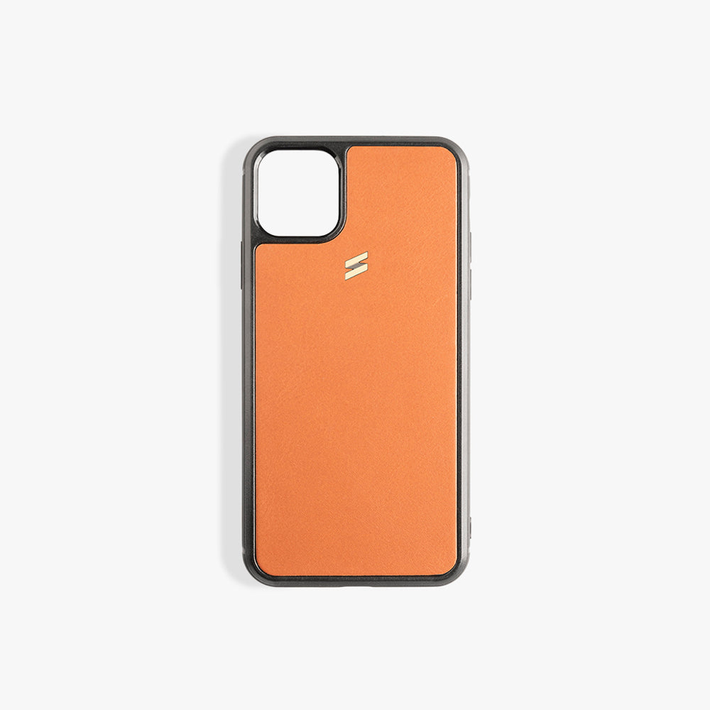 iPhone 11 Pro Case Rio Saddle Brown SURITT Luxury Leather Cases