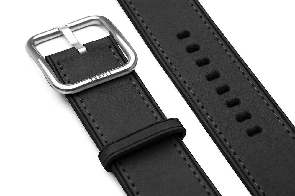 black leather band for iwatch - Rio
