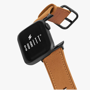 Rio Saddle Brown apple watch strap