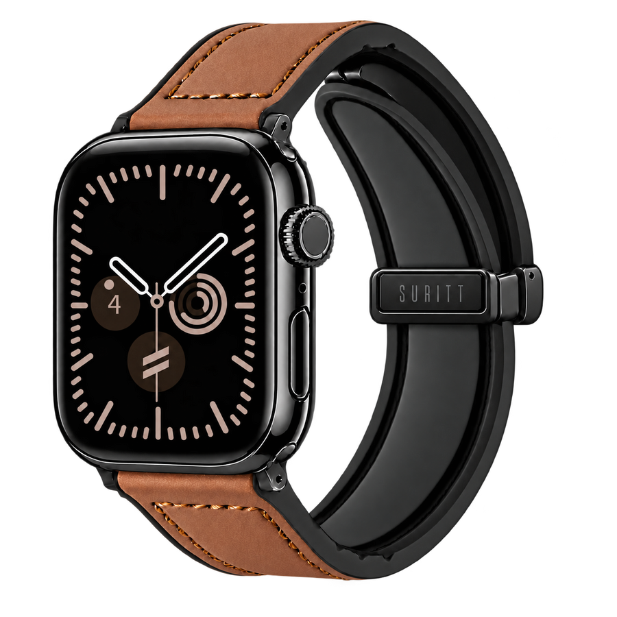Apple Watch Band Hybrid Brown