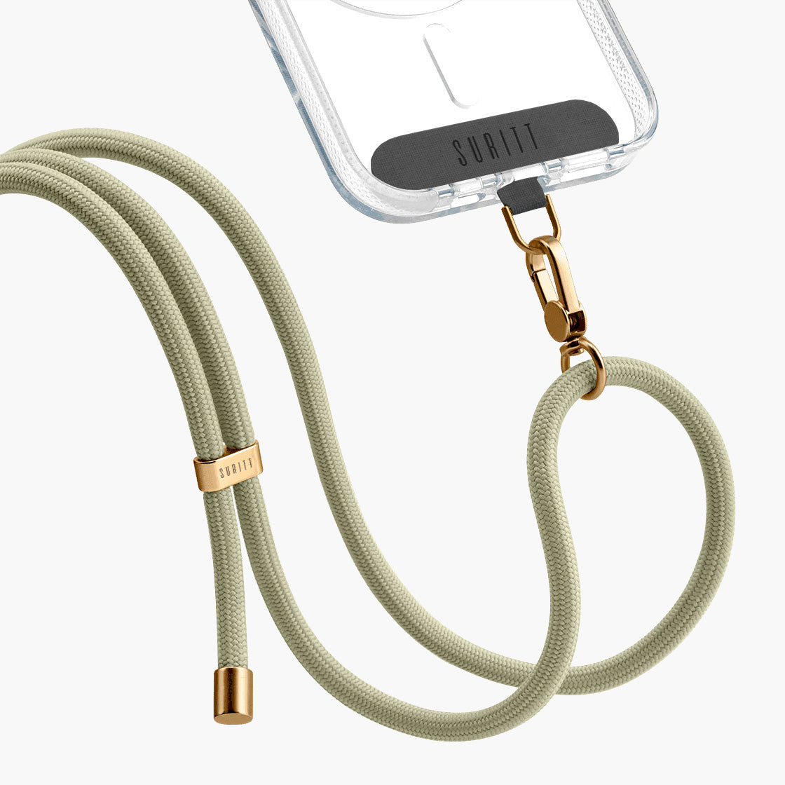 Universal Phone Necklace Gray