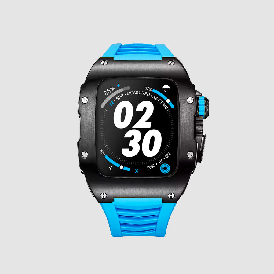 Apple Watch Case Silverstone Miami blue