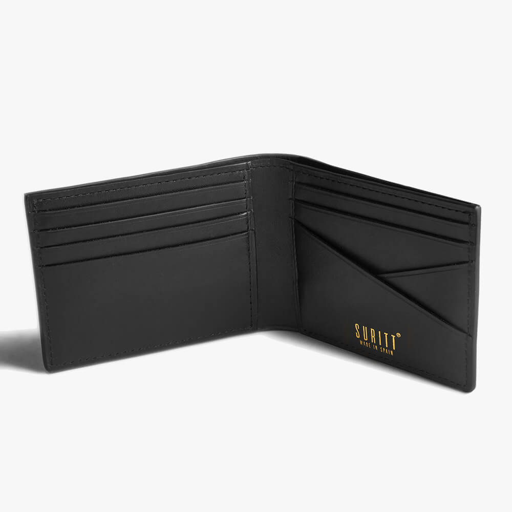 Card Holder Corteccia Black  SURITT Luxury Leather Accessories