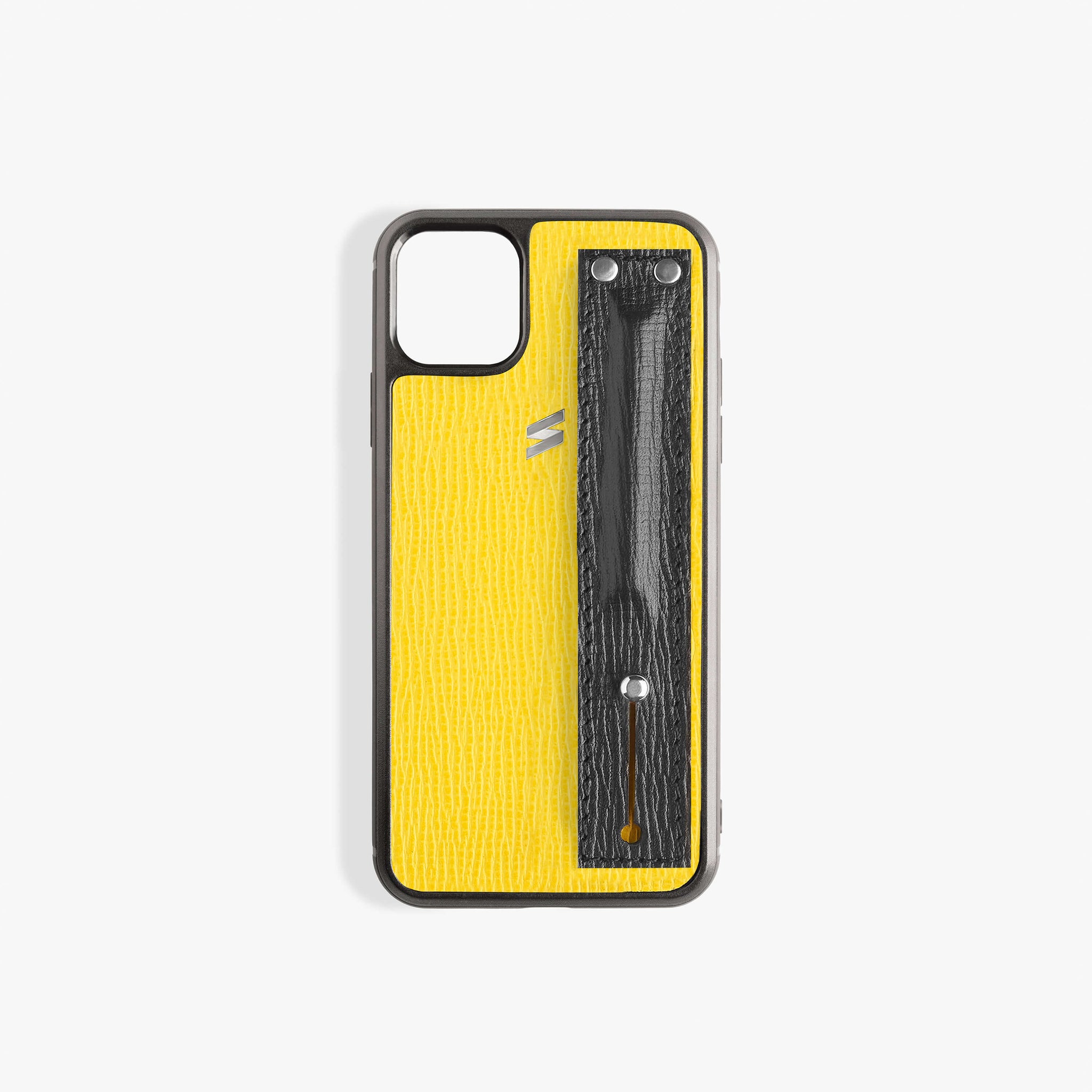 iPhone 11 Pro Hoesje Corteccia Strap Yellow
