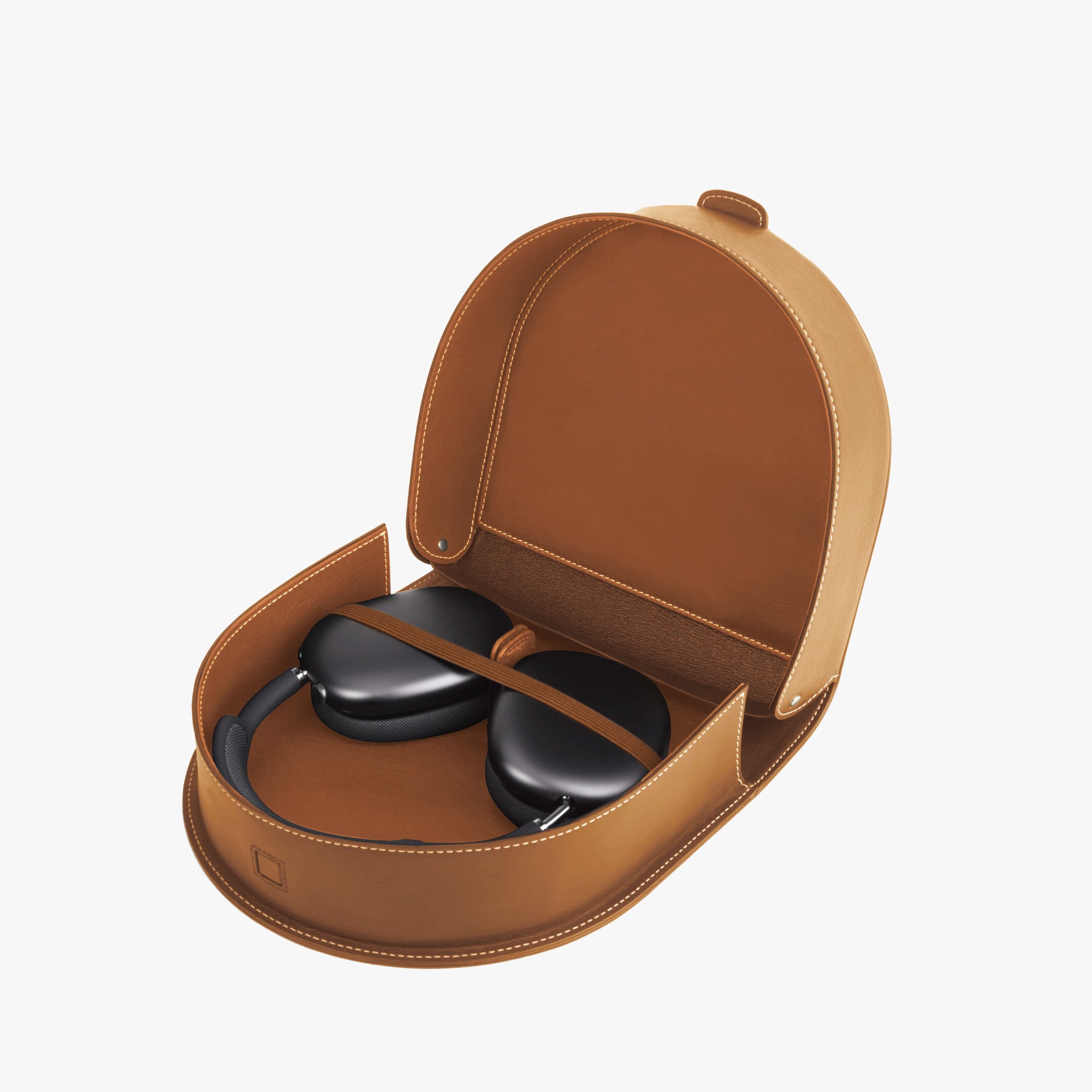 Étui en cuir AirPods Max Marron