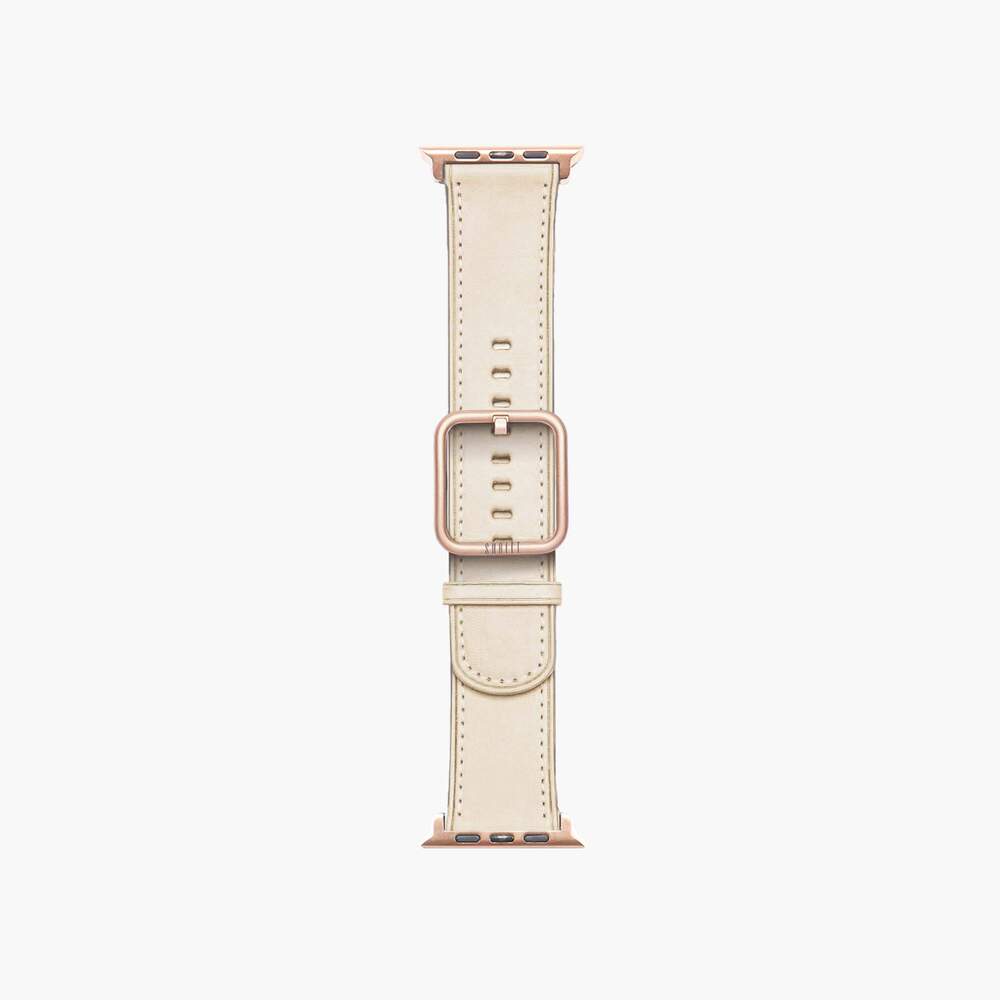 Apple Watch Leather Band Rio Cream Suritt Suritt