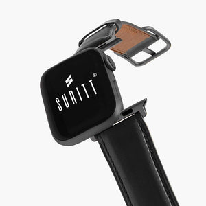 Apple Watch strap in black- Horus