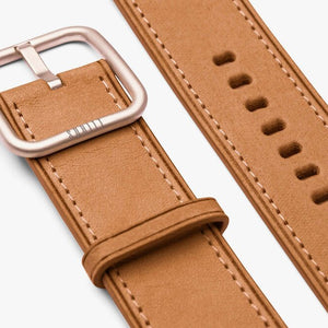 saddle brown leather band for iwatch