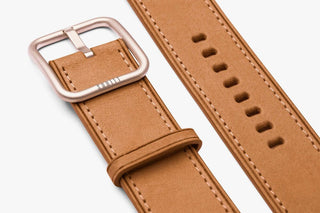saddle brown leather band for iwatch