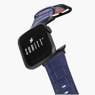 blue cocodrile band for apple watch - Sidney