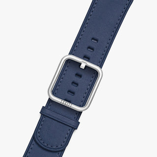 blue leather strap for apple watch - rio