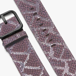 burdeaux snake leather strap for iwatch - Paris