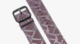 burdeaux snake leather strap for iwatch - Paris