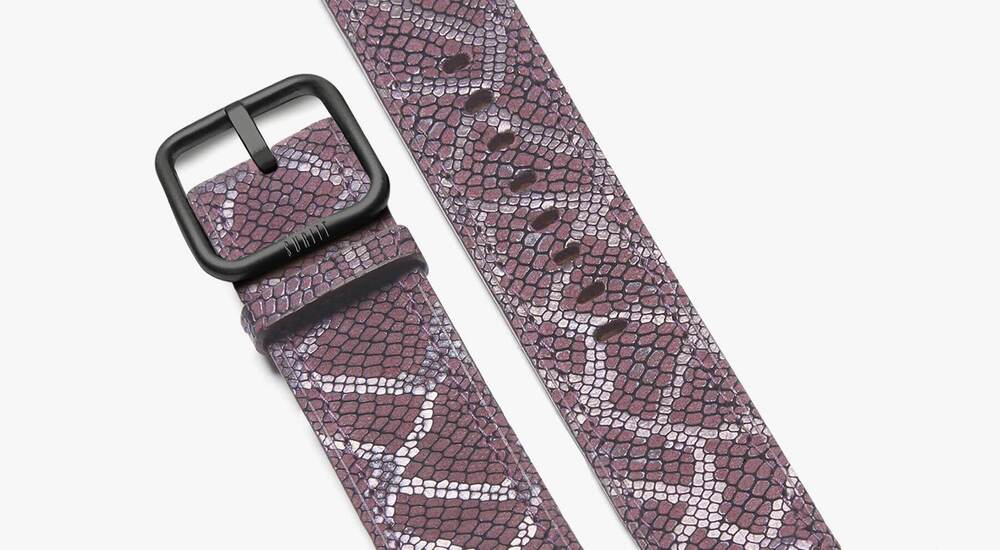Apple Watch Band Paris Burgundy Luxury Leather Straps