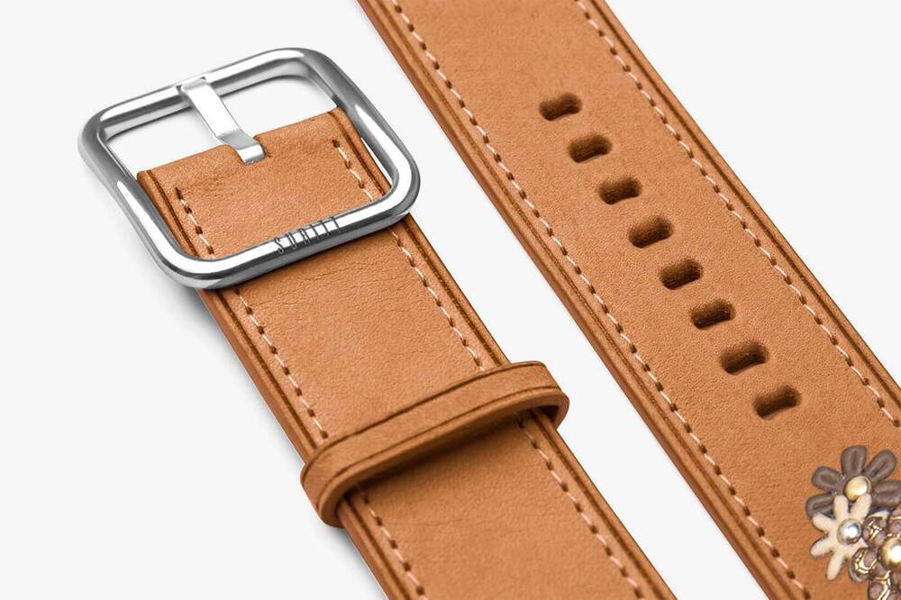 brown flower band for apple watch, Daisy