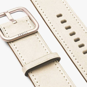 Constellation cream leather band for apple watch