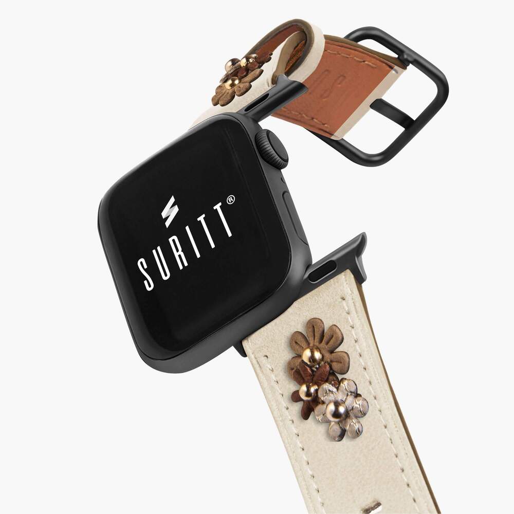 Cream apple watch band deals