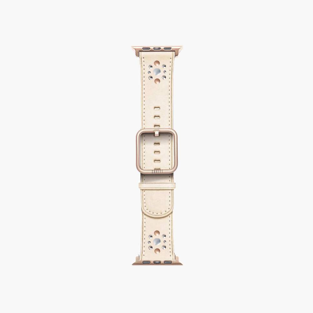cream leather strap for apple watch - Constellation