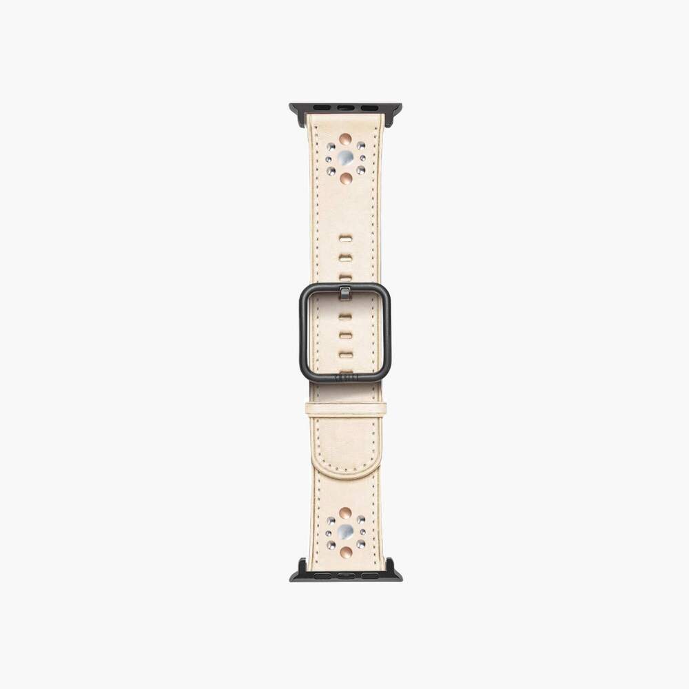 Cream apple watch strap discount