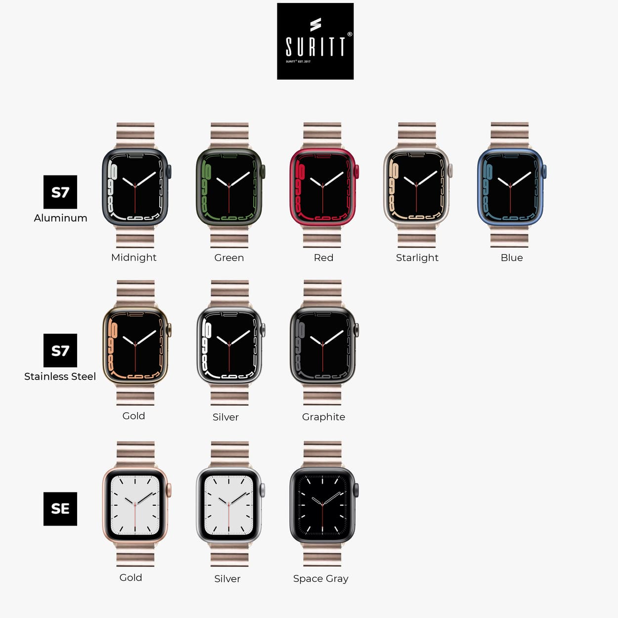 Rose Gold Apple Watch Band Berlin Suritt Suritt
