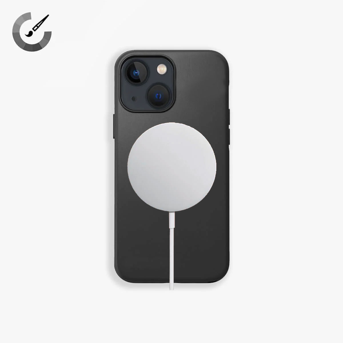 iPhone MagSafe Leather Case Black