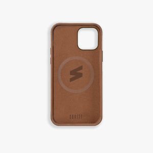 iPhone MagSafe Leather Case Saddle Brown