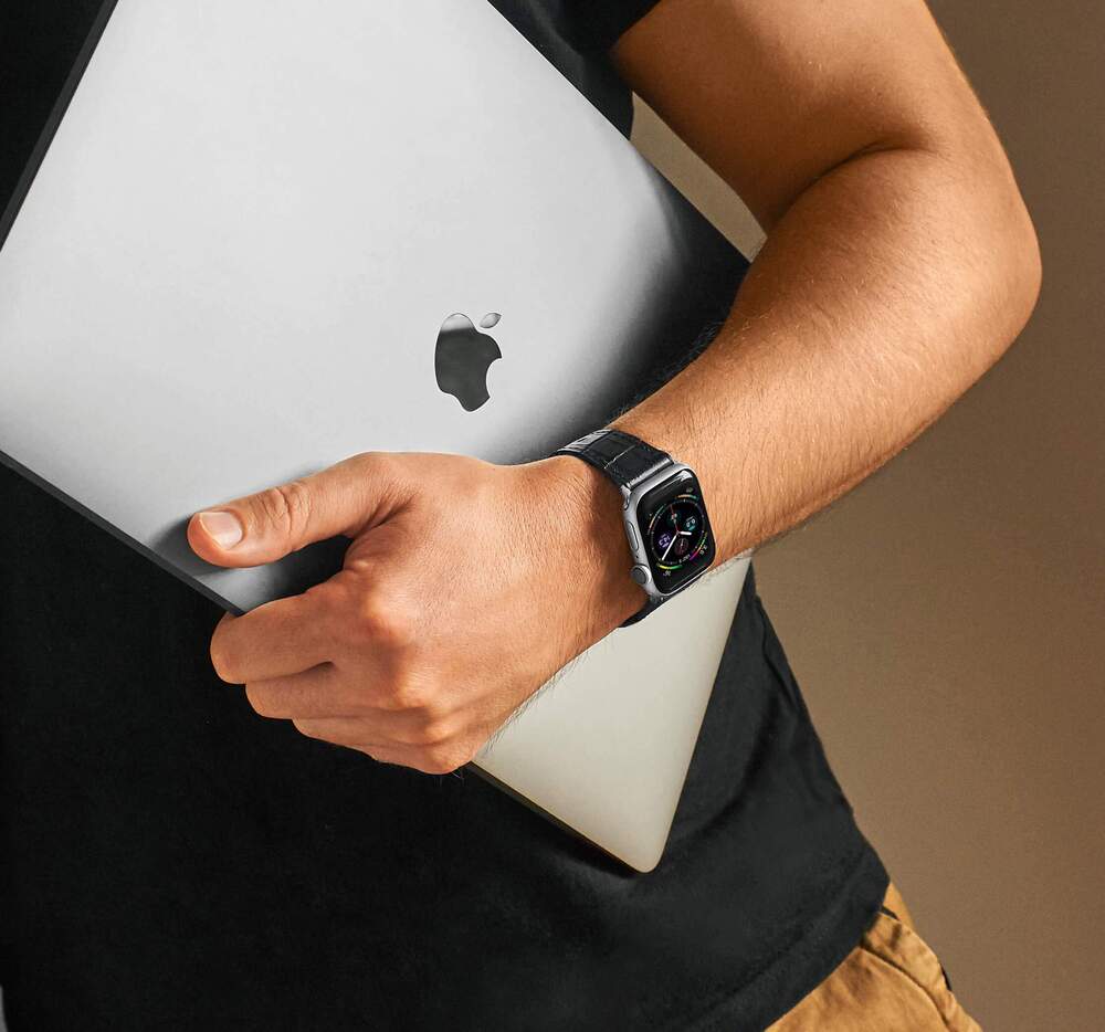 Mens black apple watch deals