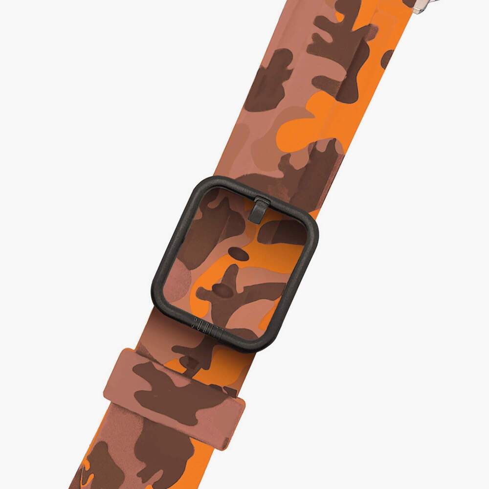 orange silicone band for apple watch - suritt