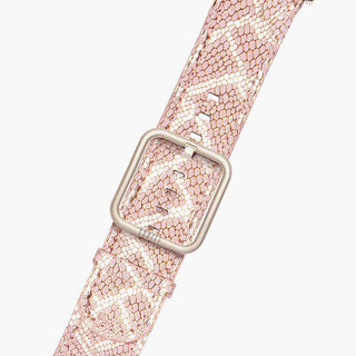 Pink snake leather band for iwatch- Paris