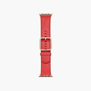 red leather apple watch strao- Rio
