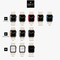 cream band with gold buckle in in all apple watch colors