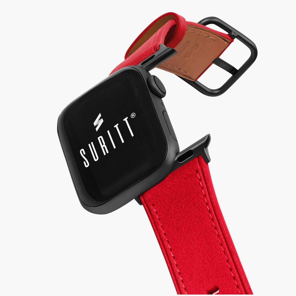 red rio apple watch band