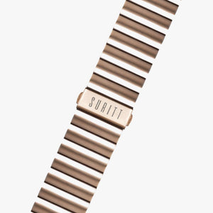 Rose gold steel band for apple watch - Berlin