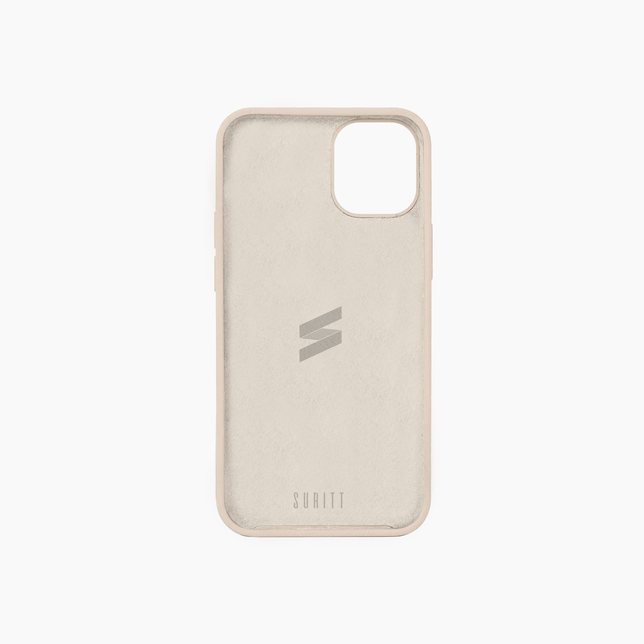 étui en silicone beige pour iPhone