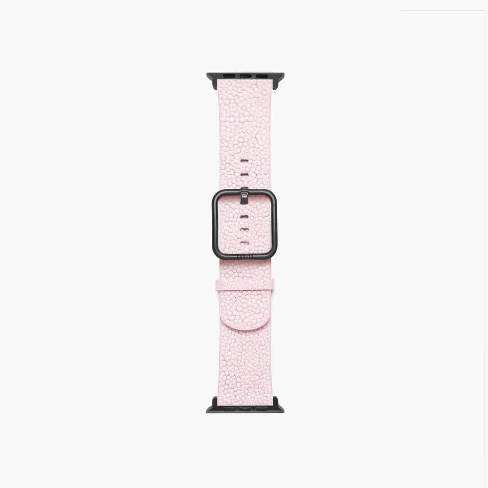 soft pink leather band for apple watch- New wonder