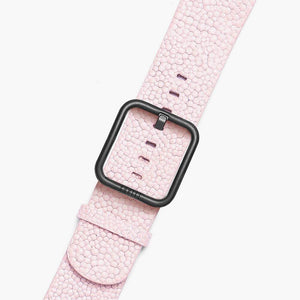 soft pink and black buckle band for apple watch- New wonder