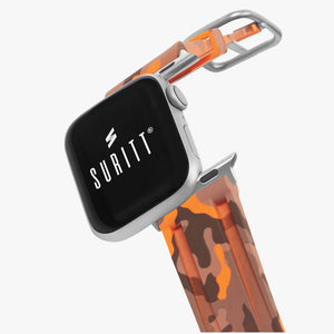 Bracelet Apple Watch Sport Orange Camo