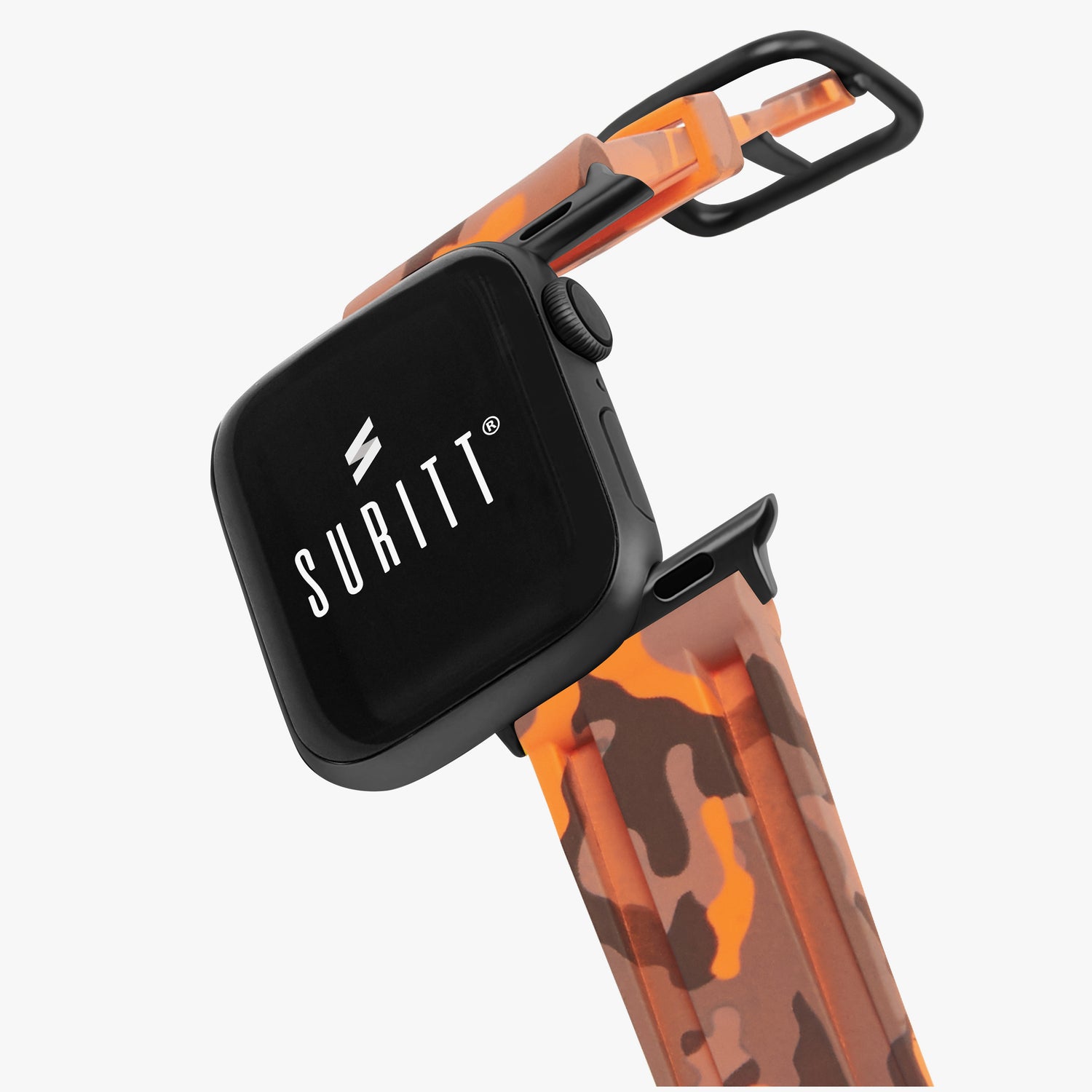 Bracelet sport camouflage orange pour Apple Watch