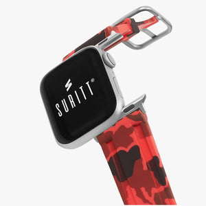 Apple Watch Sport Band Red Camo
