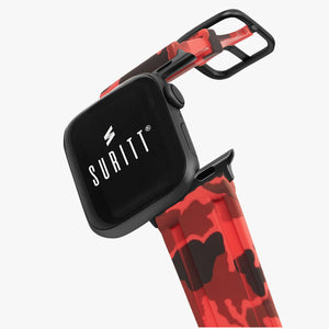Apple Watch Sport Band Red Camo