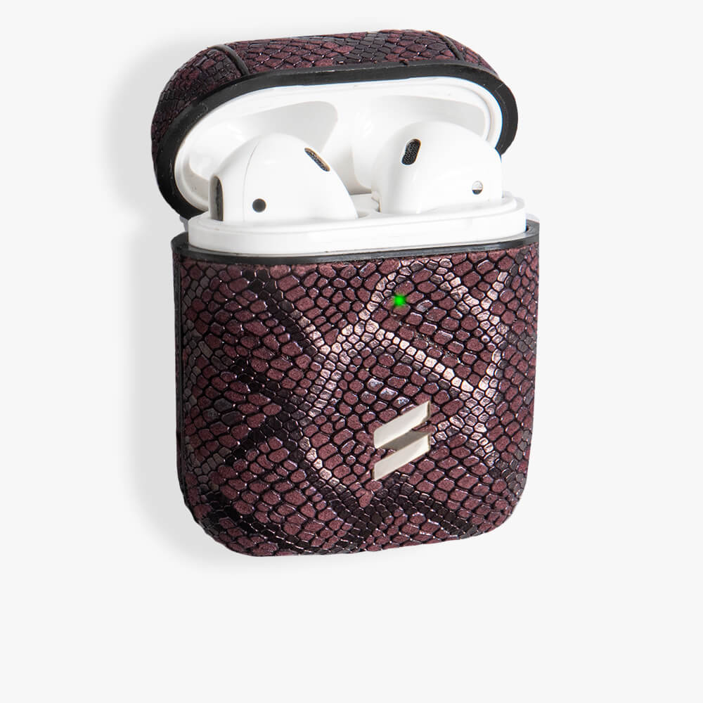 AirPods Case Paris Burgundy  SURITT Leather Cases for AirPods