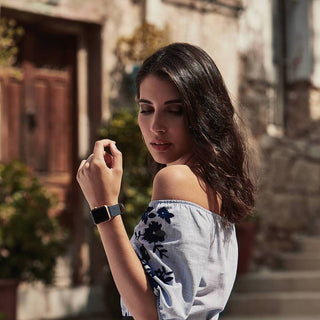 woman blue band for apple watch- New wonder