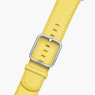 yellow leather band for iwatch